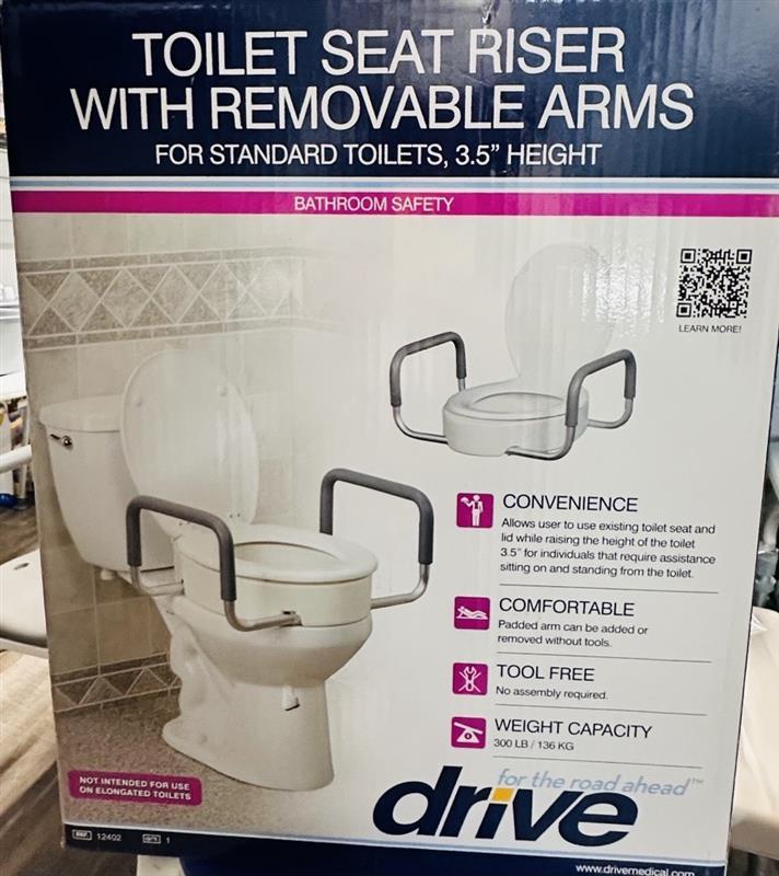 Raised Toilet Seat, Standard 3.5